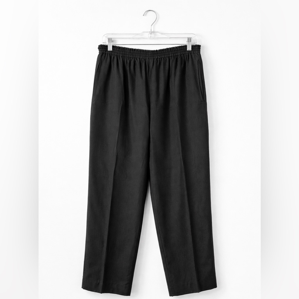 Gallant Vintage Black Relaxed Trousers- Made in USA ILGWU Minimalist Size: M